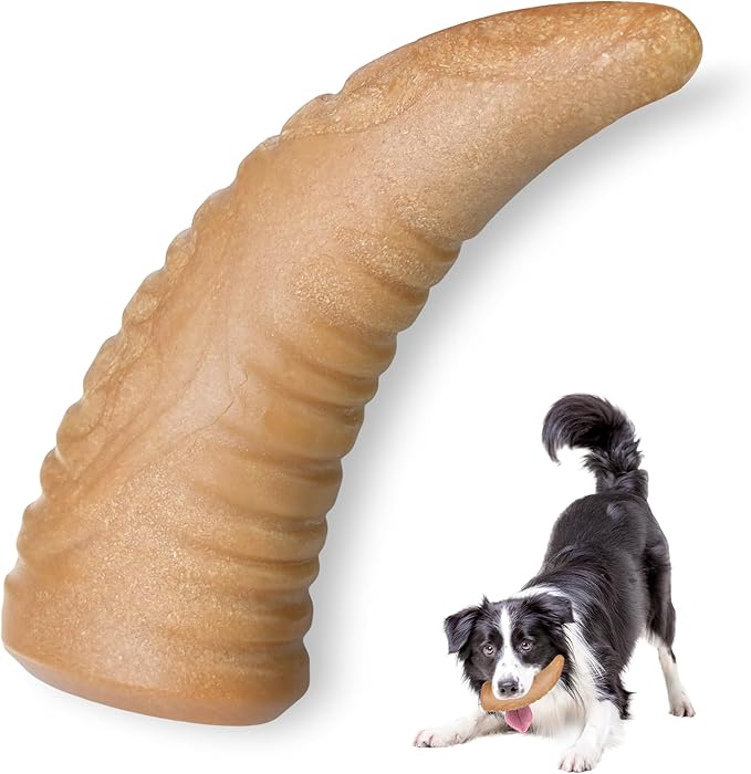 Durable Dog Chew Toy for Aggressive Chewers, Ultra Tough Dental Toy for Teeth Cleaning, Boredom Anxiety Relief, Long-Lasting Toy for All Dog Sizes & Teething Puppies, Keep Them Busy