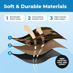 Voyager Escape-Proof Step-in Lock Cat Harness & 5ft Neoprene-Handle Leash Set All-Weather Mesh with Reflective Stitching for Small to Large Cats by Best Pet Supplies, Army (327), XS