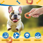 gazeupon Dog Treats Chicken Jerky Rings, Natural Chicken Breast, Healthy Training Rewards for Dogs w/Glucosamine Chondroitin