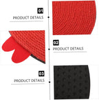 SUPVOX Cat Scratching Post Cat Lounge Pet Pad Kitten Sisal Scratcher Small Cat Toys Sisal Cat Scratcher Cat Grinding Claws Mat Grinding Claws Pad Floor Rugs Red Box Mat Sisal Rope The Cat