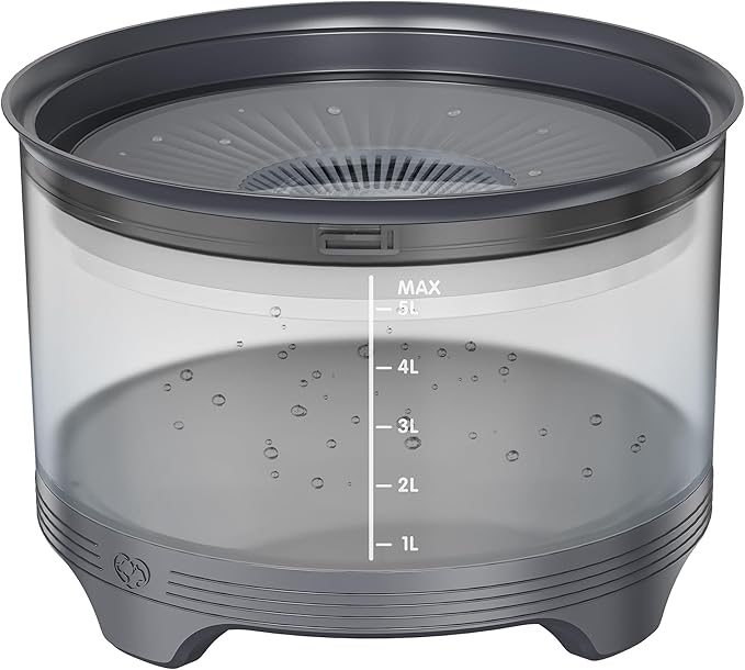 UPSKY 5.5L Dog Water Bowl,186oz Large Capacity, No Spill Anti-Slip Slow Drinking Pet Feeder for Messy Drinkers