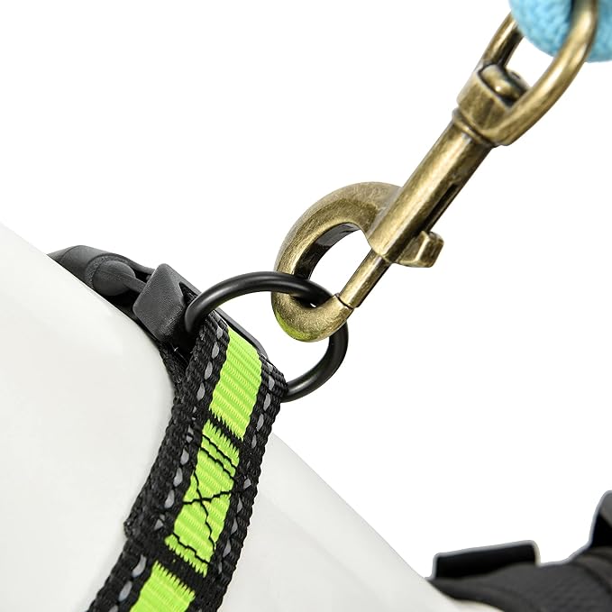 Mile High Life Dog Collar | Nylon Reflective Dog Collars | Light Weight Puppy Collars | Lime Green Dog Collars for Large Dogs (Lime Green, Large)