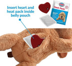 Original Snuggle Puppy Toys - Heartbeat Puppy for Dogs - Pet Anxiety Relief and Calming Aid - Comfort Dog Toys for Behavioral Training in Sleeping Biscuit