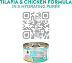 Weruva Wx Phos Focused, Tilapia & Chicken Formula in a Hydrating purée, 3oz Can (Pack of 12)