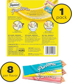 Temptations Creamy Puree Variety Pack of Squeezable Cat Treats, 0.42 oz. Tubes, 24 Count