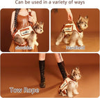 Dog Lift Harness Dog Carrier VES Harness Adjustable Leash with Small Puppy Treat Bag,Fits Most Cars,XS