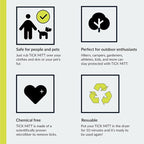 TiCK MiTT Blue Protective Glove for Tick Removal from Pets & Humans - Easy, Gentle, Chemical-Free Tick Handling - Portable & Durable for Outdoor Adventures