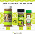 Herbsmith Kibble Seasoning – Freeze Dried Rabbit & Duck – Dog Food Topper for Picky Eaters - 3.8 oz