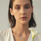 Birthstone Veterinary Stethoscope Necklace 925 Sterling Silver Nurse Vet Pendant with Dog Paw Nurse Jewelry Gifts for Veterinarian Nurse Women Veterinarian Gifts