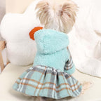 Dog Hoodie Dog Sweater Puppy Clothes for Small Dogs Boy Girl Pet Hoodies for Dogs Cold Weather Doggie Coats Fall Doggy Sweatshirt for Chihuahua Yorkie Cat Sweater Costumes, XXS, Green