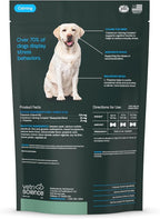 VetriScience Calm & Confident Chews, Composure Clinically Tested Calming and Anxiety Supplement for Dogs, Reduce Stress and Fear, Ideal for Thunderstorms, Fireworks and Travel, Bacon, 120 Count