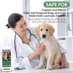 250ml No Chew Spray for Dogs, Bitter Apple Spray for Dogs Stop Chewing Licking of Furniture, Shoes, Bandages, Effective Indoor/Outdoor Dog Anti Chew Deterrent Training & Behavior Aids