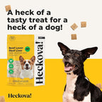 Beef Lover - Freeze Dried Beef Liver Dog Treats - Single Ingredient Human Grade Raw Beef Liver Bites for Training, Meal Topper, No Additives, High Protein, 31g Per Cup, 4oz Bag