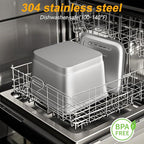 Stainless Steel Cat Water Fountain, 101oz/3L Automatic Pet Water Fountain, Dog Water Fountain with Replacement Filters for Cats, Small Dogs (4 Filters and 4 Sponges)