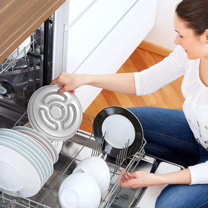 Stainless Steel Non Slip Slow Feeder Dog Bowl, 4 Cup Metal Dog Food Bowl for Medium and Large Dogs, Slows Down Fast Eating Pets, Fun Bloat Stop Pet Bowl