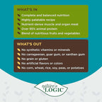 Nature's Logic Grain-Free Canned Dog Food - 95% Animal Proteins - 100% Natural Wet Dog Food Cans - No Common Allergens - All Life Stages - Ideal for Sensitive Dogs - Lamb (13.2 oz, 12 pack)