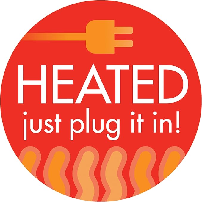 K&H Pet Products Thermo Lookout Pod Indoor Heated Cat Bed for Large Cats, Heated Cat Cave, Thermal Cat Mat Hideaway for Small or Large Cats and Kittens - Classy Gray 22 Inches