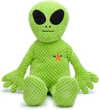 fabdog Floppies Plush Dog Toy - Cute & Durable Squeaky Dog Toys - Best Squeak Toy for Puppies and All Breeds | Ideal Pet Gift| Large Alien