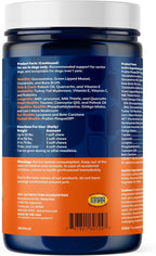 NaturVet All-in-One Senior Dog Daily Care Supplement, 8-in-1 Support Dog Soft Chews for Mobility, Skin, Heart, Teeth, Cognition, Eyes, Hickory Smoked Bacon Flavored Pet Supplement for Dogs, 60 Count