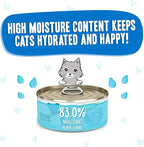 Weruva B.F.F. Play - Best Feline Friend Paté Lovers, Aw Yeah!, Chicken & Tuna Til' Then with Chicken & Tuna, 5.5oz Can (Pack of 8)