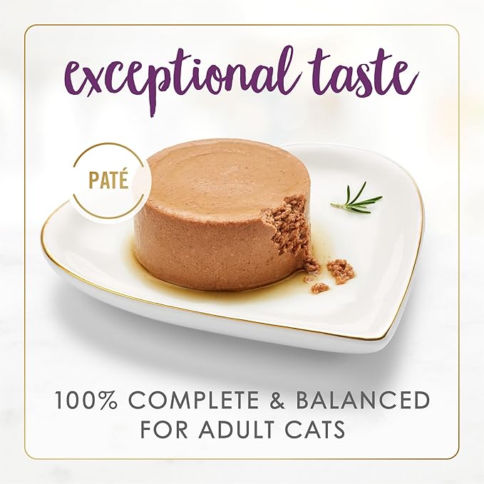 Purina Fancy Feast Senior Wet Cat Food 7 Years Plus Beef Feast Pate - (Pack of 24) 3 oz. Cans