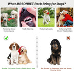 Christmas Dog Toys, 9 Pack Dog Rope Toy, Puppy Chew Toy for Teething with Gift Bag, Plush Squeaky Toy, Christmas Stocking Stuffers for Small Medium Dogs