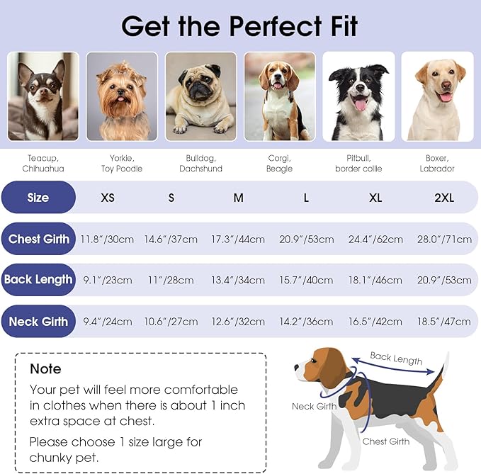 Queenmore Dog Sweaters for Small Dogs, Long Sleeve Doggie Sweater with High Neck, Soft Comfortable Pet Pullover with Patterns, Christmas Warm Dog Kintsweater for Chihuahua Yorkie Pomeranian (Blue,S)