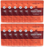 Portland Pet Food Company Human-Grade Mixed Variety Pack Wet Cat Food Pouch Luke's Chicken N' Pumpkin - Moist, Soft Cat Food Mixer, Topper, and Rotational Meal - 12 Pack