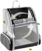 Cat Carrier Backpack, Dog Backpack, Ventilate Pet Cats Puppy Dogs Birds Bunny Backpack for Travel Indoor Outdoor Use(Black)