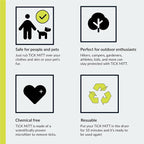 TiCK MiTT Pink Tick Removal Glove for Pets & People: Gently Remove Ticks with Ease - Chemical-Free, Durable, Portable Tick Management Tool for Outdoor Adventures & Everyday Use