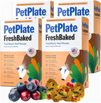 PetPlate Trail Blazin' Beef FreshBaked Dry Dog Food Grain-Inclusive, Gently Baked and Air-Dried Human Grade Dog Food, Formulated with Prebiotics and Postbiotics, No Fillers or by-Products, 2lbs