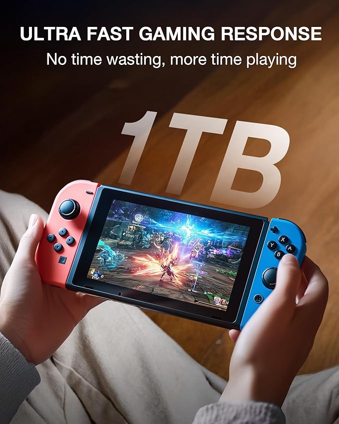 1T LT100 microSDXC UHS-I Memory Card with Adapter - up to 170MB/s, C10, U3, V30, 4K, A2, Micro SD Card for Smartphones, Tablets, Cameras, Gaming Consoles, and Drones (1 Pack)