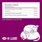 Fera Pets Goat Milk - Calming Supplement for Dogs & Cats - Ashwagandha, L-Theanine, & Passion Flower - Supports Anxiety Relief & Relaxation - for Picky Eaters - 60 TSP