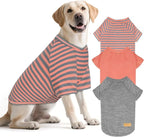 KYEESE 3Pack Dog Sweater Lightweight Pet Coat Pullover Pets Clothes Stretchy Pet Fleece Sweater Comfy Dog Sweaters for Large Dogs Soft Pets Sweaters Dogs Sweatshirt with Sleeves for Cold Weather