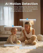 Devo Indoor Smart Cameras for Home Security 2K, 360 Pan-Tilt Human Pet Dog Baby Monitor Camera with Phone App, WiFi Home Camera Motion Detection, Color Night Vision 2-Way Audio, 256GB SD Card & Cloud