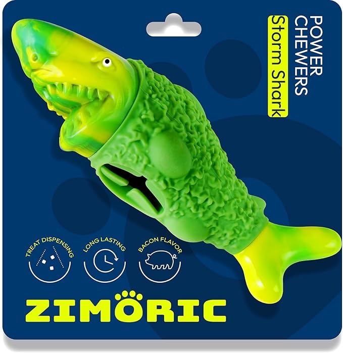 Tough Dog Chew Toys for Aggressive Chewers, Interactive Treat Dispensing Dog Toy, Durable Dog Toys for Medium & Large Dogs - Great for Boredom