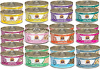 Weruva Classic Cat 11 Flavors Variety Pack – Gluten & Grain Free, 5.5 oz Cans (Pack of 24)