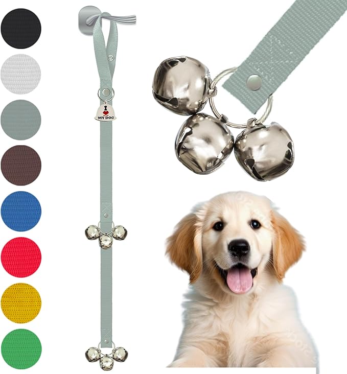 Caldwell's Pet Supply Co. Dog Potty Bells, Dog Door Bell, Bells to Go Outside, Potty Training Bell, Dogs Doorbell, Dogs Potty Doorbell, Ring to Go Pee, All Breed Puppy Training Tool