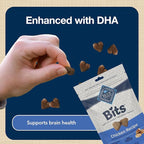 Blue Buffalo Bits Soft Dog Treats for Training, Made With Natural Ingredients & Enhanced with DHA, Beef, Salmon, Turkey, & Chicken 4-oz Variety Pack, 4 ct