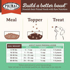 Primal Freeze Dried Dog Food, Pronto Mini Nuggets, Chicken; Scoop & Serve, Complete & Balanced Meal; Also Use As Topper or Treat; Premium, Healthy, Grain Free, High Protein Raw Dog Food(16 oz, 2-Pack)