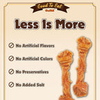 Gootoe Turkey Tendon Dog Treats, Bone (L) 1 lb, USA-Sourced Turkey Tendon, Natural Snack, Premium Puppy Chews, Hypoallergenic, Rawhide Free, Reseal Value Bag, Size for Large Dogs