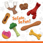 Nylabone Pretzel Power Chew Toy for Dogs, Dog Toys for Aggressive Chewers, Bacon & Peanut Butter Flavor, X-Large Dogs - 50+ lbs, 1 Count