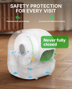 PETKIT 2025 Purobot Max Pro 2 AI-Camera Self Cleaning Cat Litter Box, Extra Large Opening 210° Wide Angle Lens Cat Facial Recognition Automatic Litter Box with 5G WiFi App Control Odor-Free