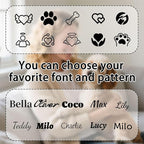 Personalized Pet Fur Keepsake Bottle, Heart Shape Custom Name Engraved Glass Dog Hair Keepsake, Pet Hair Memorial Vials for Dog/Cat Hair & Ashes, Sympathy Gift for Pet