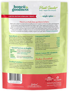 Honest to Goodness Plant Snacks Limited Edition Holiday Apple Spice Recipe Dog Treats, 4oz