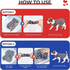 Dog Cooling Vest, Quick Dry Dog Summer Clothes Pet Vest Puppy Shirts, Sleeveless Dogs Cooling T-Shirts for Small Medium Large (Red Heart+Blue Heart, XXL)