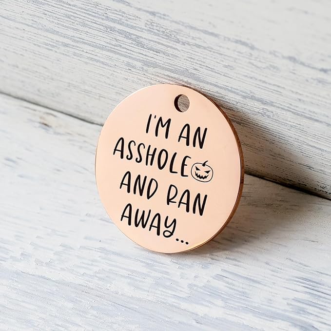 MYLUCKYTAG QR Code Stainless Steel Pet ID Tag - Personalized Online Profile, Location Alert Email, Digital ID, Durable Dog Collar Tag, Engraved