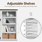 Lovupet Solid Wood Dog Crate Furniture, Medium Dog Cage with Adjustable Shelf and Storage Cabinet, 1775