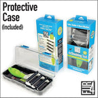 FUR4 deShedding Dog Brush for Short Hair Dogs - Dog Grooming Tool with 4 Composite Carbon Fiber Edges to Remove Loose Fur & Reduce Shedding - Gentle & Effective Grooming Brush for Short Hair Dogs