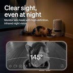 PETLIBRO Automatic Cat Feeder with Camera, Auto Pet Food Dispenser Slow Feeder Dog Bowl 1080P HD Video with Night Vision 5G WiFi Pet Feeder with 2-Way Audio, Stainless Steel Slow Food Tray